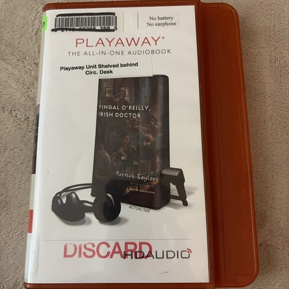 Playaway Audiobook Audio Book Ex Library - Fingal O'Reilly, Irish Doctor